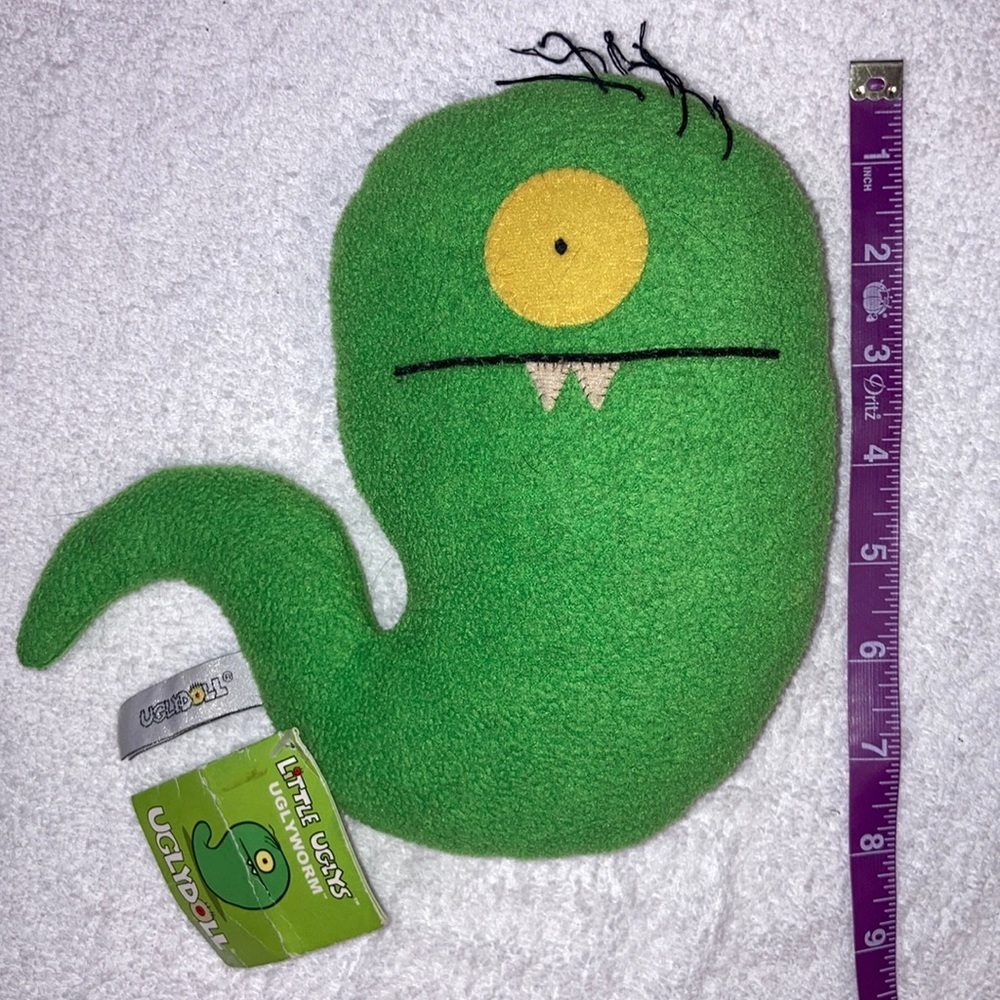 NWT Little uglys ugly worm ugly doll 8” plush